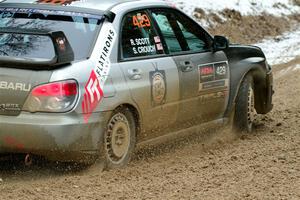 Scott Crouch / Ryan Scott Subaru WRX on SS7, Hunters-McCormick Lake I.