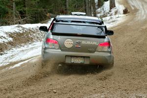 Scott Crouch / Ryan Scott Subaru WRX on SS7, Hunters-McCormick Lake I.