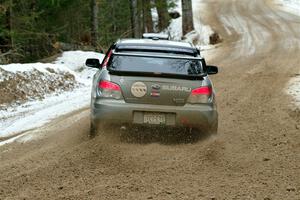 Scott Crouch / Ryan Scott Subaru WRX on SS7, Hunters-McCormick Lake I.