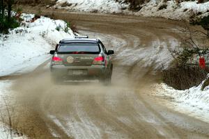 Scott Crouch / Ryan Scott Subaru WRX on SS7, Hunters-McCormick Lake I.