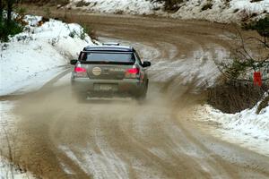 Scott Crouch / Ryan Scott Subaru WRX on SS7, Hunters-McCormick Lake I.