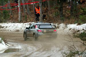 Scott Crouch / Ryan Scott Subaru WRX on SS7, Hunters-McCormick Lake I.