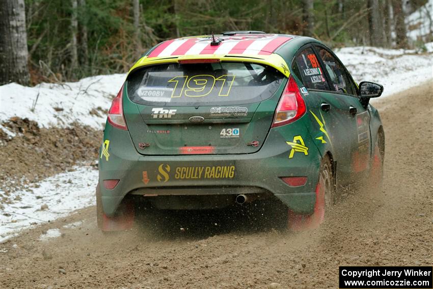 Alastair Scully / Alex Gelsomino Ford Fiesta ST on SS7, Hunters-McCormick Lake I.