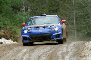 Santiago Iglesias / R.J. Kassel Subaru BRZ on SS7, Hunters-McCormick Lake I.