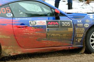 Santiago Iglesias / R.J. Kassel Subaru BRZ on SS7, Hunters-McCormick Lake I.