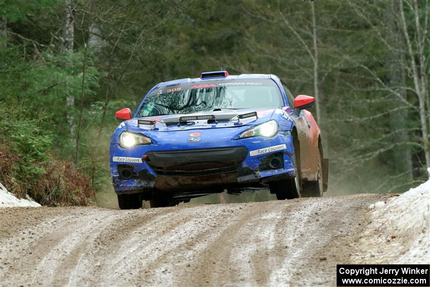 Santiago Iglesias / R.J. Kassel Subaru BRZ on SS7, Hunters-McCormick Lake I.