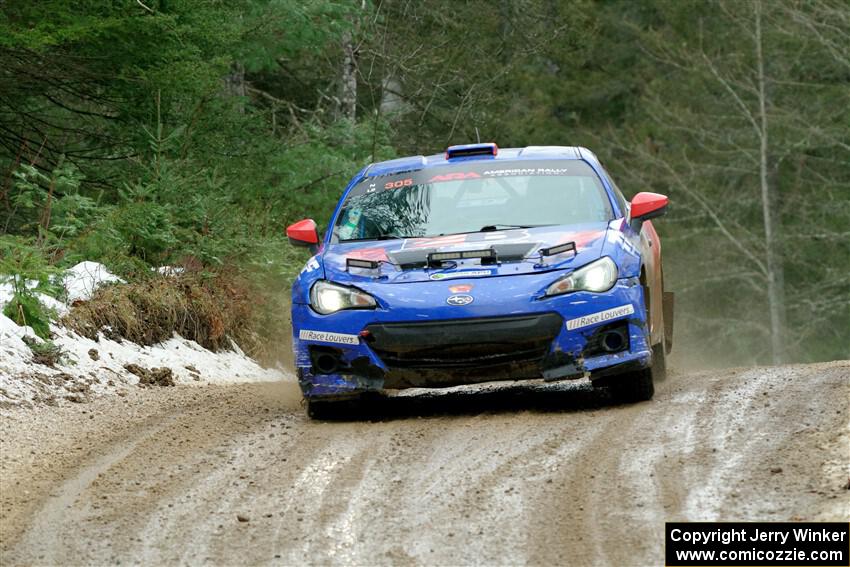 Santiago Iglesias / R.J. Kassel Subaru BRZ on SS7, Hunters-McCormick Lake I.