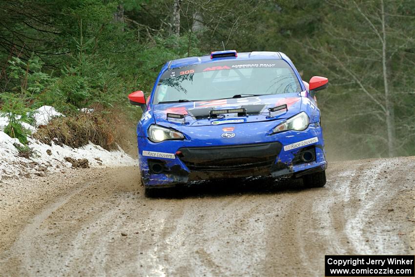 Santiago Iglesias / R.J. Kassel Subaru BRZ on SS7, Hunters-McCormick Lake I.