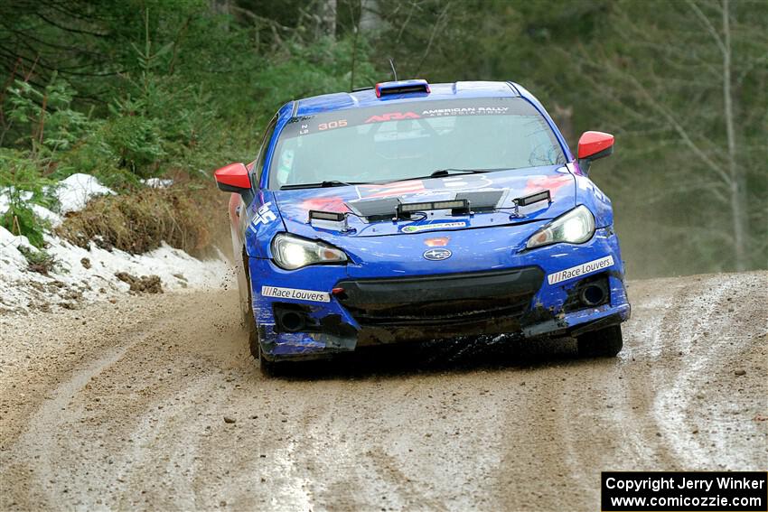 Santiago Iglesias / R.J. Kassel Subaru BRZ on SS7, Hunters-McCormick Lake I.