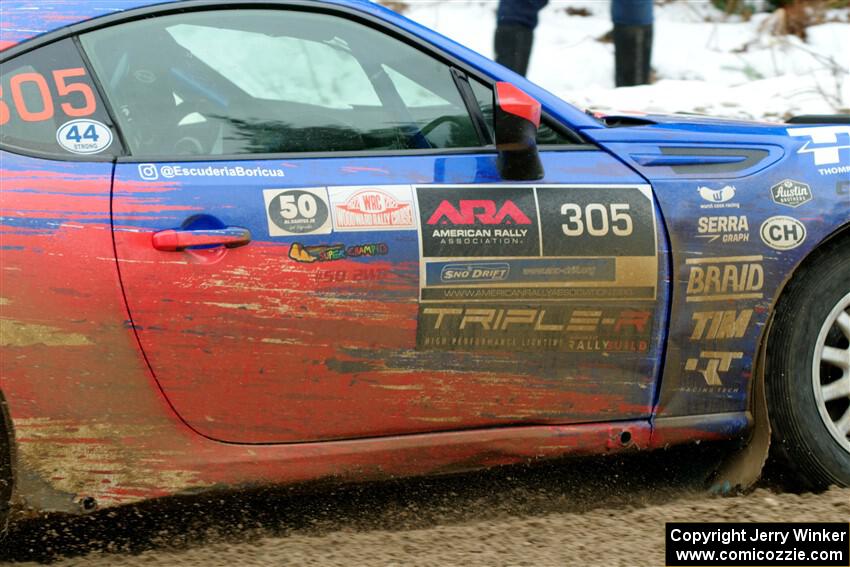 Santiago Iglesias / R.J. Kassel Subaru BRZ on SS7, Hunters-McCormick Lake I.