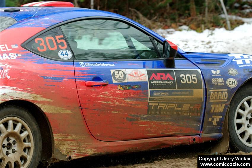 Santiago Iglesias / R.J. Kassel Subaru BRZ on SS7, Hunters-McCormick Lake I.