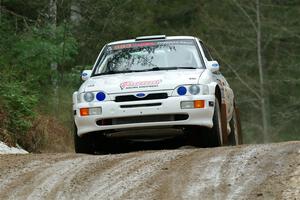 Mike Tirpack / Nick Luther Ford Escort Cosworth RS on SS7, Hunters-McCormick Lake I.