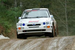 Mike Tirpack / Nick Luther Ford Escort Cosworth RS on SS7, Hunters-McCormick Lake I.