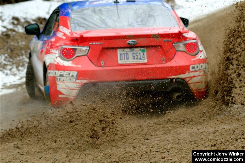 Santiago Iglesias / R.J. Kassel Subaru BRZ on SS7, Hunters-McCormick Lake I.