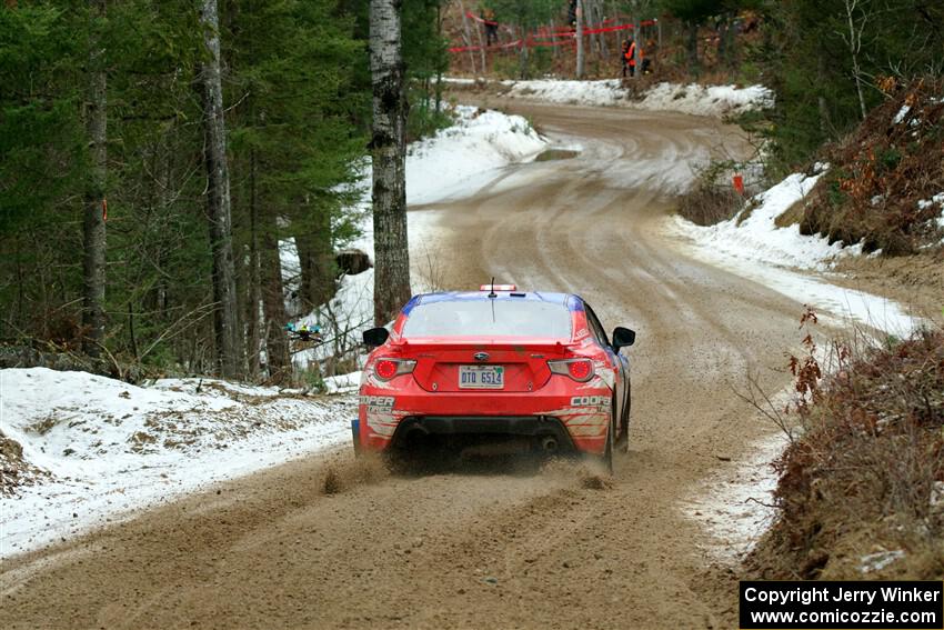 Santiago Iglesias / R.J. Kassel Subaru BRZ on SS7, Hunters-McCormick Lake I.