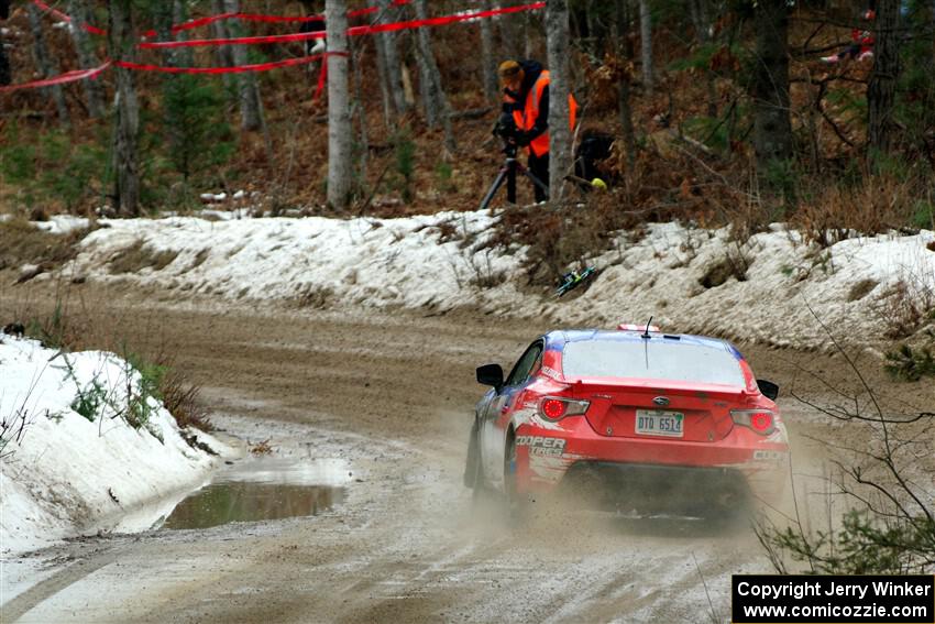 Santiago Iglesias / R.J. Kassel Subaru BRZ on SS7, Hunters-McCormick Lake I.