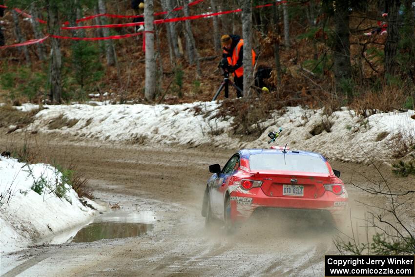 Santiago Iglesias / R.J. Kassel Subaru BRZ on SS7, Hunters-McCormick Lake I.