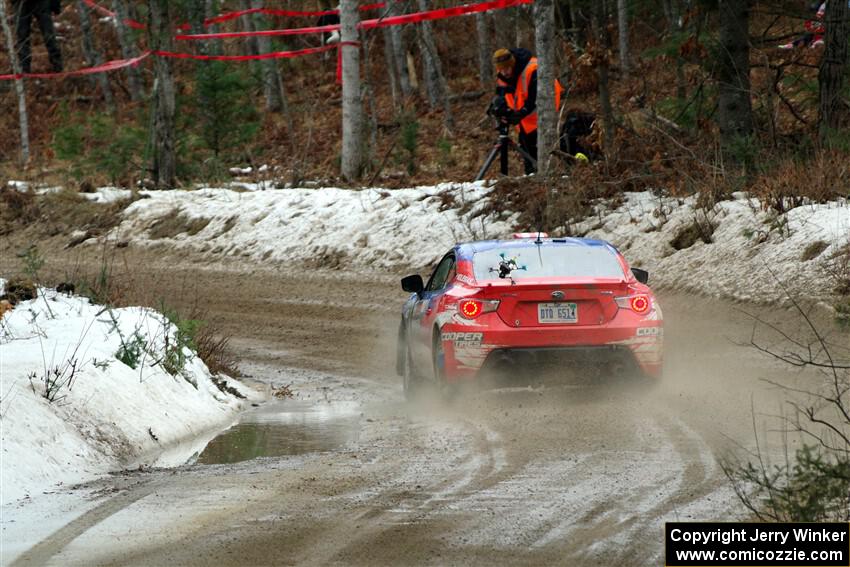 Santiago Iglesias / R.J. Kassel Subaru BRZ on SS7, Hunters-McCormick Lake I.