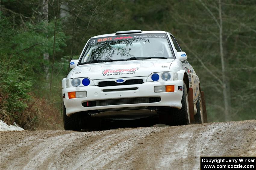 Mike Tirpack / Nick Luther Ford Escort Cosworth RS on SS7, Hunters-McCormick Lake I.