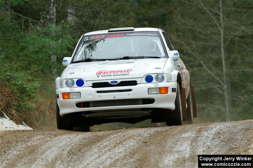 Mike Tirpack / Nick Luther Ford Escort Cosworth RS on SS7, Hunters-McCormick Lake I.