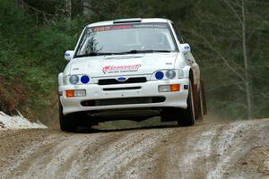 Mike Tirpack / Nick Luther Ford Escort Cosworth RS on SS7, Hunters-McCormick Lake I.