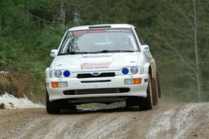 Mike Tirpack / Nick Luther Ford Escort Cosworth RS on SS7, Hunters-McCormick Lake I.