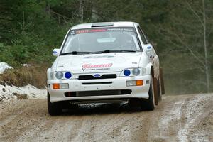 Mike Tirpack / Nick Luther Ford Escort Cosworth RS on SS7, Hunters-McCormick Lake I.