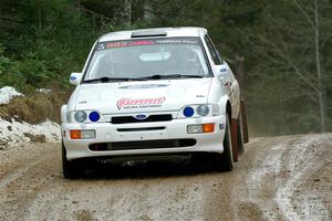 Mike Tirpack / Nick Luther Ford Escort Cosworth RS on SS7, Hunters-McCormick Lake I.