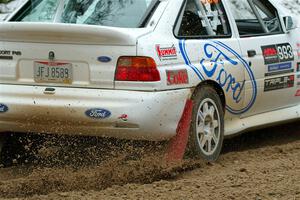 Mike Tirpack / Nick Luther Ford Escort Cosworth RS on SS7, Hunters-McCormick Lake I.