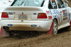 Mike Tirpack / Nick Luther Ford Escort Cosworth RS on SS7, Hunters-McCormick Lake I.