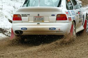 Mike Tirpack / Nick Luther Ford Escort Cosworth RS on SS7, Hunters-McCormick Lake I.