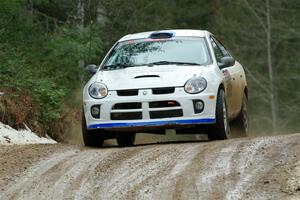 Doug Shepherd / Cindy Krolikowski Dodge SRT-4 on SS7, Hunters-McCormick Lake I.