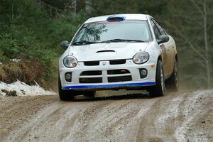 Doug Shepherd / Cindy Krolikowski Dodge SRT-4 on SS7, Hunters-McCormick Lake I.