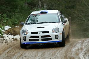 Doug Shepherd / Cindy Krolikowski Dodge SRT-4 on SS7, Hunters-McCormick Lake I.