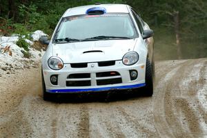 Doug Shepherd / Cindy Krolikowski Dodge SRT-4 on SS7, Hunters-McCormick Lake I.