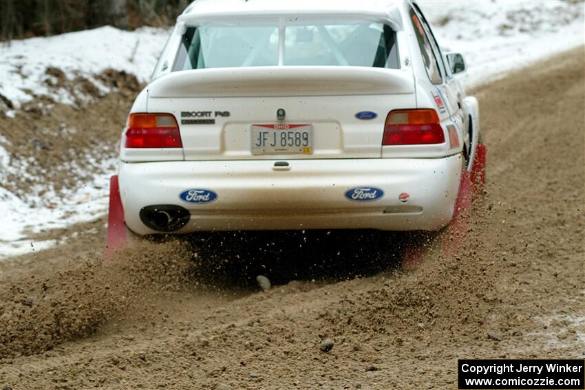 Mike Tirpack / Nick Luther Ford Escort Cosworth RS on SS7, Hunters-McCormick Lake I.