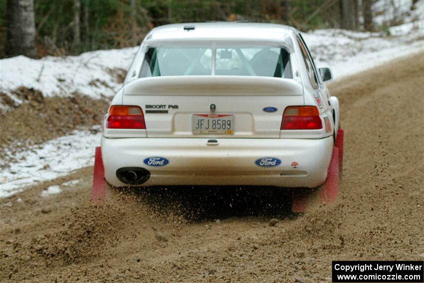 Mike Tirpack / Nick Luther Ford Escort Cosworth RS on SS7, Hunters-McCormick Lake I.