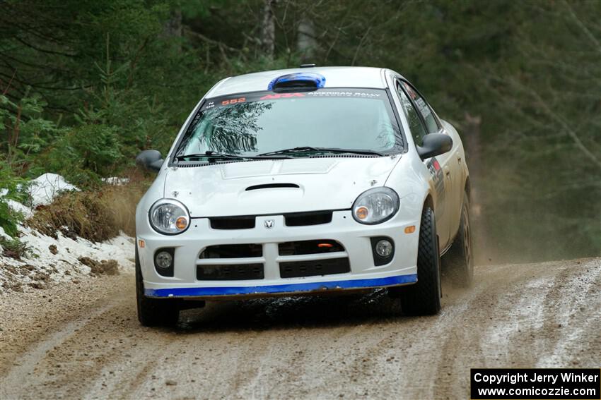 Doug Shepherd / Cindy Krolikowski Dodge SRT-4 on SS7, Hunters-McCormick Lake I.