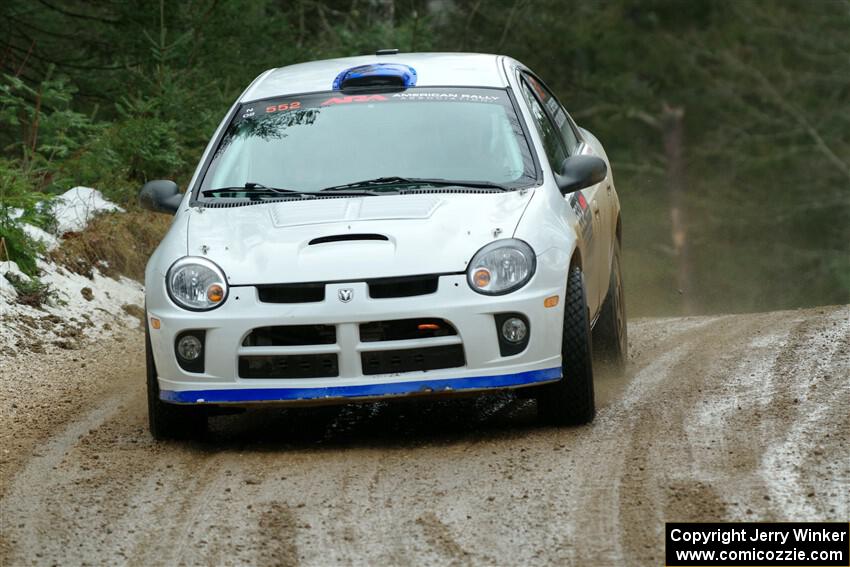 Doug Shepherd / Cindy Krolikowski Dodge SRT-4 on SS7, Hunters-McCormick Lake I.