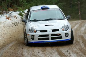 Doug Shepherd / Cindy Krolikowski Dodge SRT-4 on SS7, Hunters-McCormick Lake I.