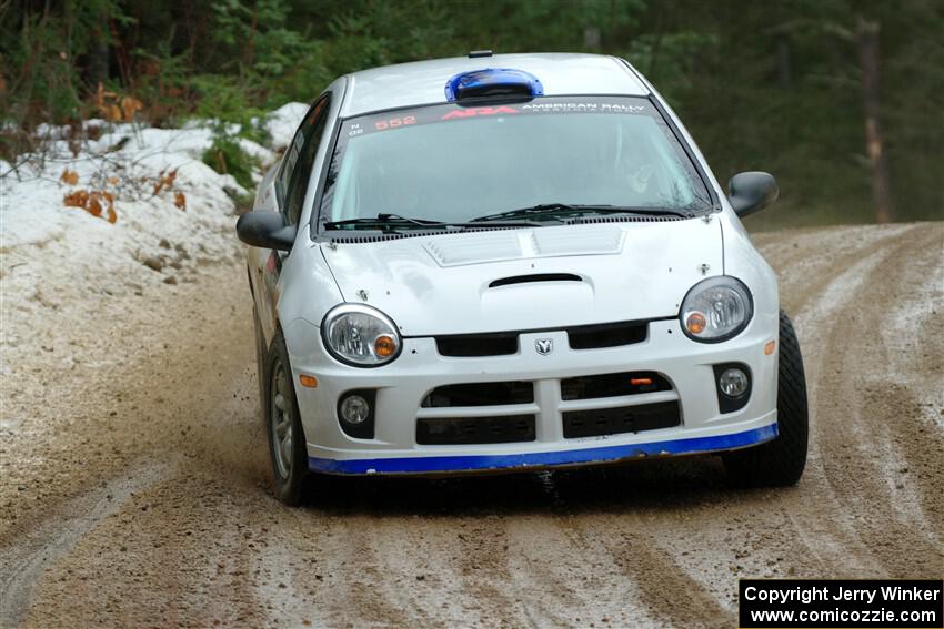 Doug Shepherd / Cindy Krolikowski Dodge SRT-4 on SS7, Hunters-McCormick Lake I.