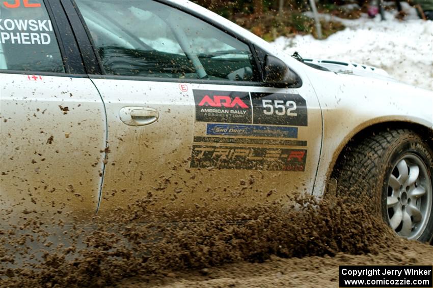 Doug Shepherd / Cindy Krolikowski Dodge SRT-4 on SS7, Hunters-McCormick Lake I.