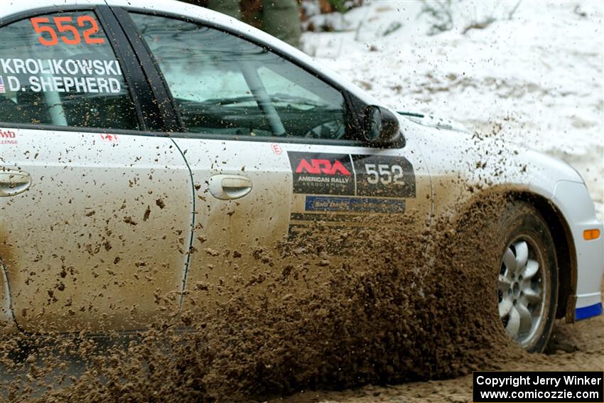 Doug Shepherd / Cindy Krolikowski Dodge SRT-4 on SS7, Hunters-McCormick Lake I.