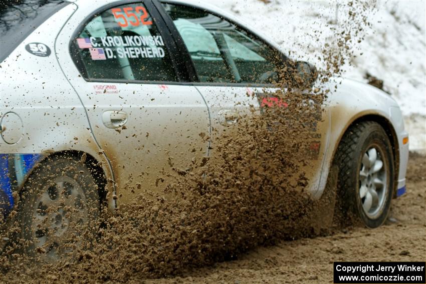 Doug Shepherd / Cindy Krolikowski Dodge SRT-4 on SS7, Hunters-McCormick Lake I.