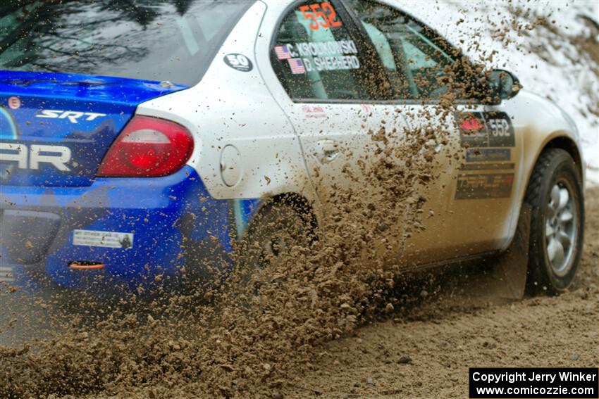 Doug Shepherd / Cindy Krolikowski Dodge SRT-4 on SS7, Hunters-McCormick Lake I.