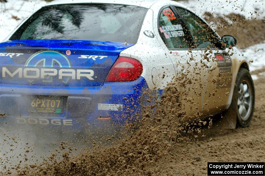 Doug Shepherd / Cindy Krolikowski Dodge SRT-4 on SS7, Hunters-McCormick Lake I.