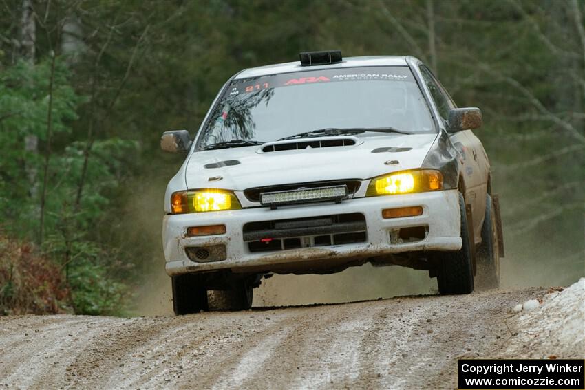 Jack Nelson / Isaac Zink Subaru Impreza on SS7, Hunters-McCormick Lake I.