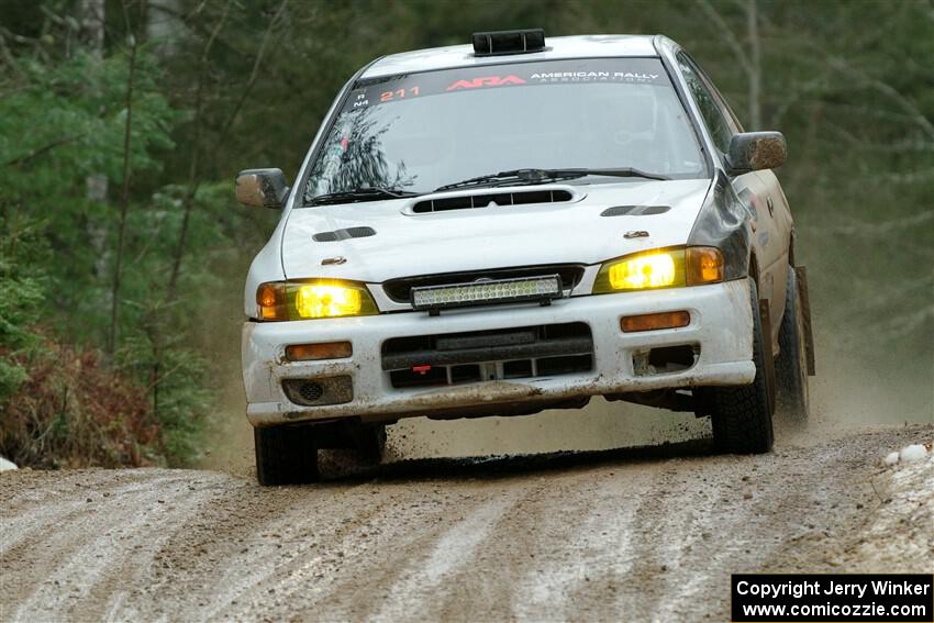 Jack Nelson / Isaac Zink Subaru Impreza on SS7, Hunters-McCormick Lake I.