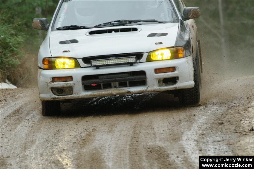 Jack Nelson / Isaac Zink Subaru Impreza on SS7, Hunters-McCormick Lake I.