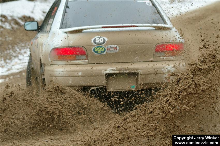 Jack Nelson / Isaac Zink Subaru Impreza on SS7, Hunters-McCormick Lake I.